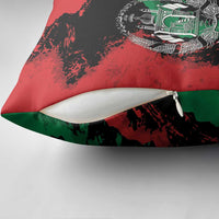 Afghanistan Pillow Cover Grunge Style