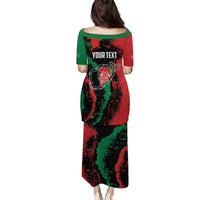 Personalized Afghanistan Puletasi Grunge Style