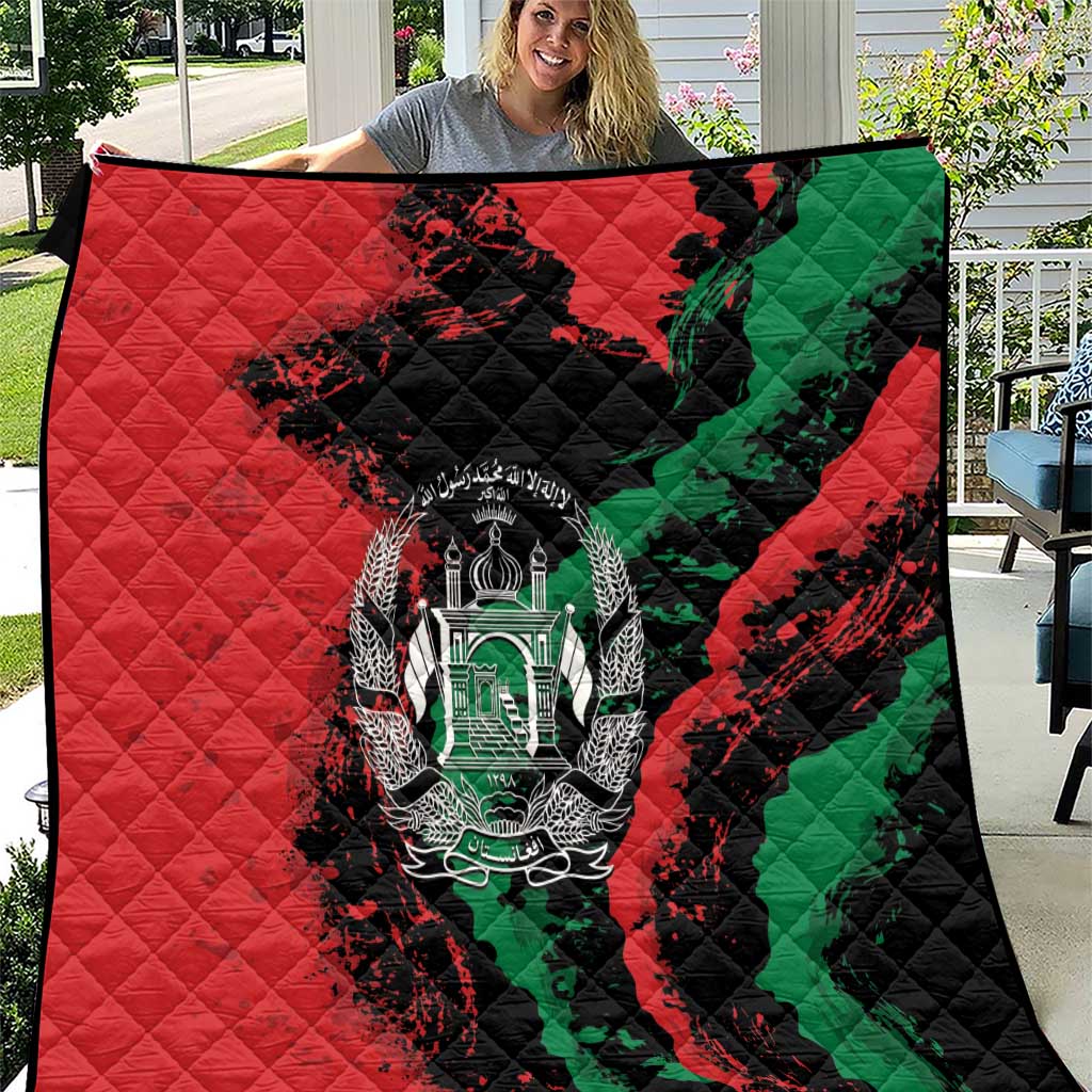 Afghanistan Quilt Grunge Style