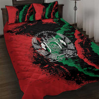 Afghanistan Quilt Bed Set Grunge Style