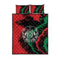 Afghanistan Quilt Bed Set Grunge Style