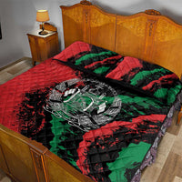 Afghanistan Quilt Bed Set Grunge Style