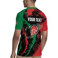 Personalized Afghanistan Rugby Jersey Grunge Style