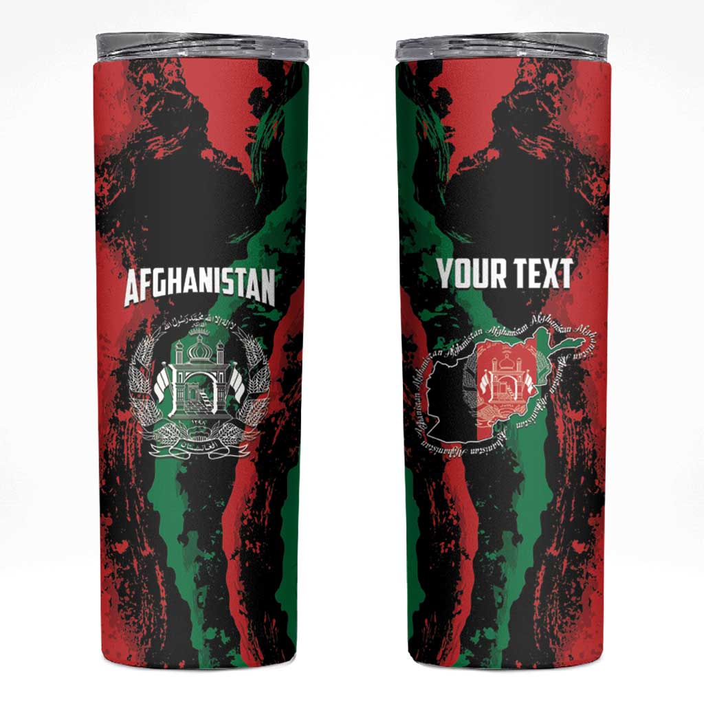 Personalized Afghanistan Skinny Tumbler Grunge Style