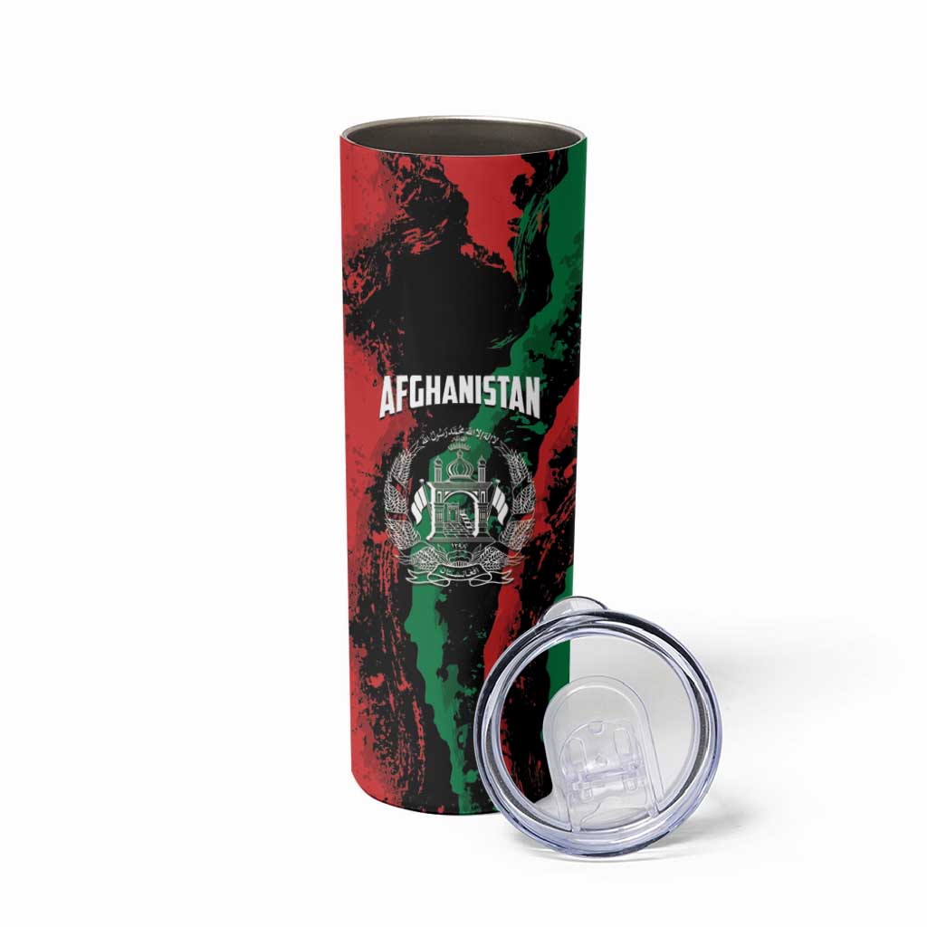 Personalized Afghanistan Skinny Tumbler Grunge Style
