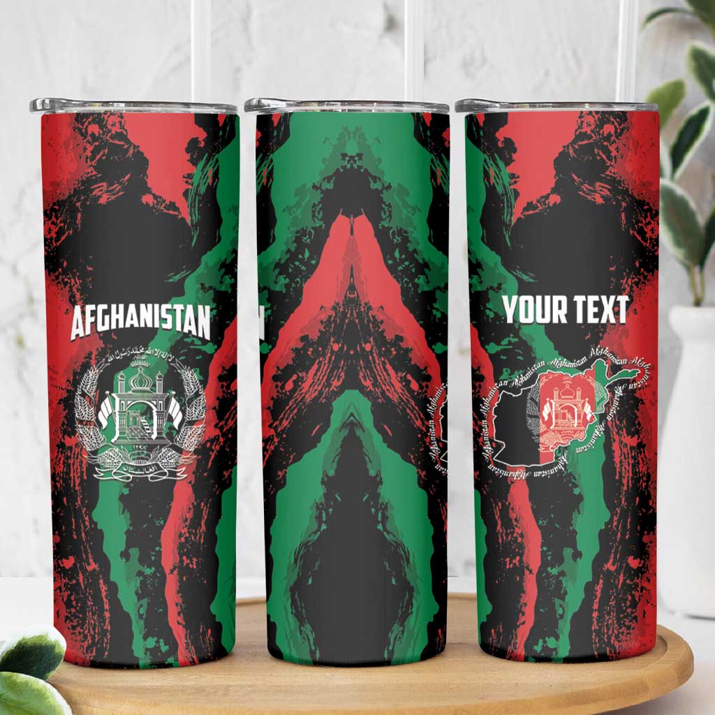Personalized Afghanistan Skinny Tumbler Grunge Style