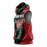 Personalized Afghanistan Sleeveless Hoodie Grunge Style