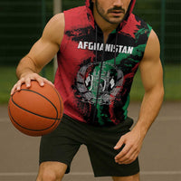 Personalized Afghanistan Sleeveless Zip Hoodie Grunge Style