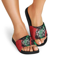 Afghanistan Slide Sandals Grunge Style