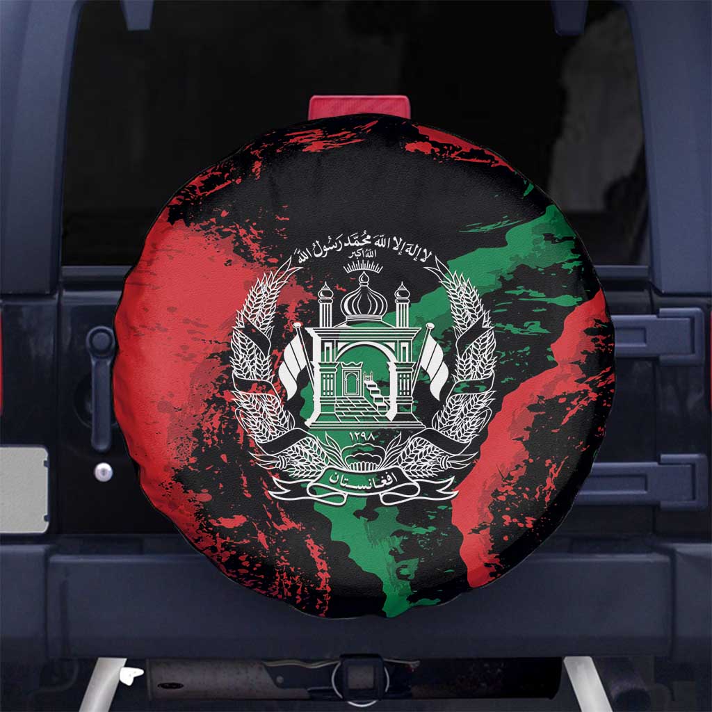 Afghanistan Spare Tire Cover Grunge Style