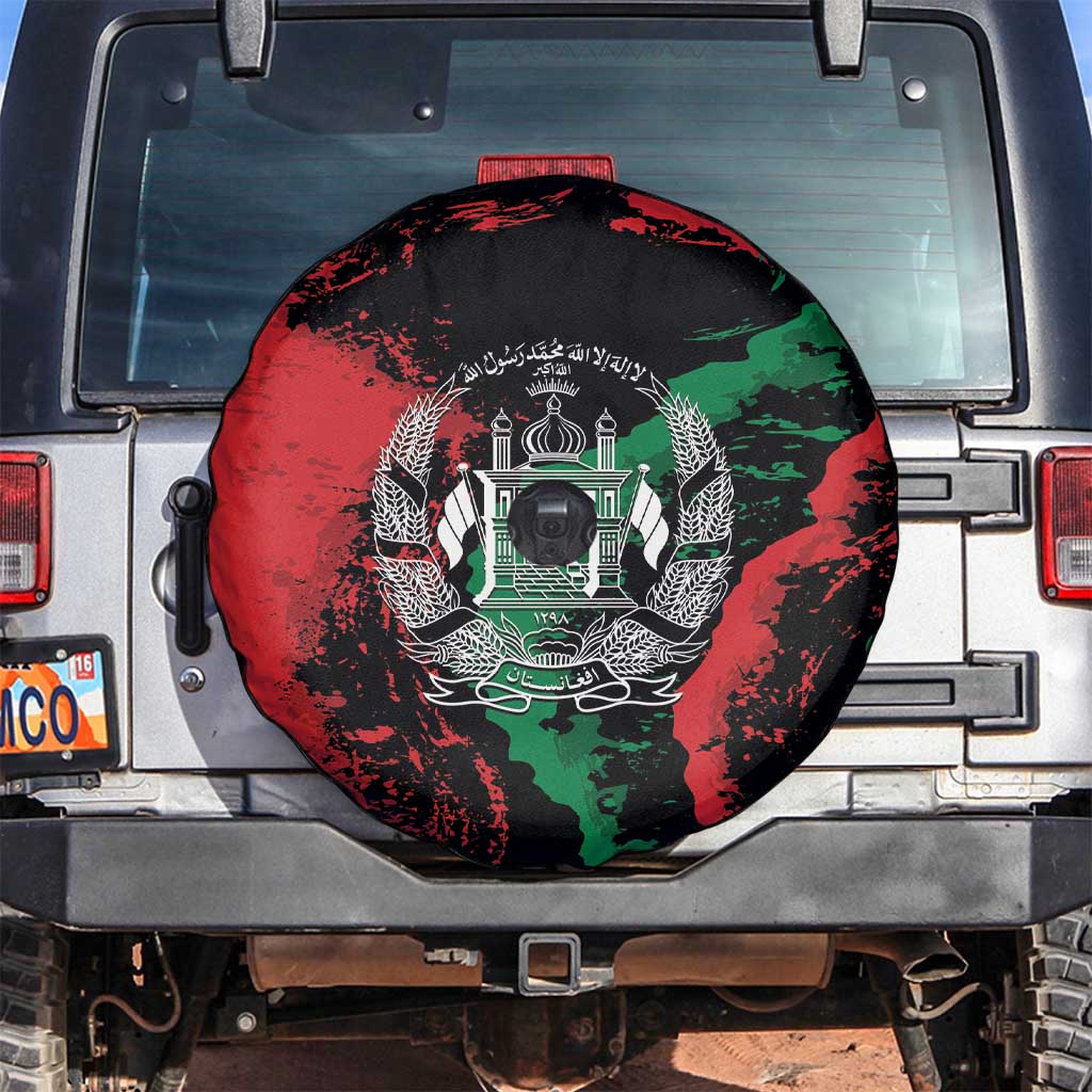 Afghanistan Spare Tire Cover Grunge Style
