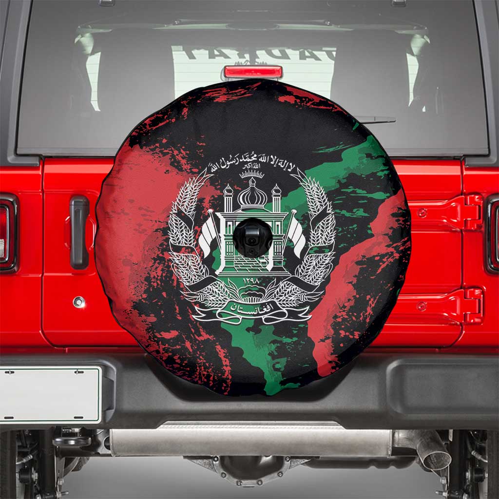 Afghanistan Spare Tire Cover Grunge Style