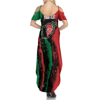 Personalized Afghanistan Summer Maxi Dress Grunge Style