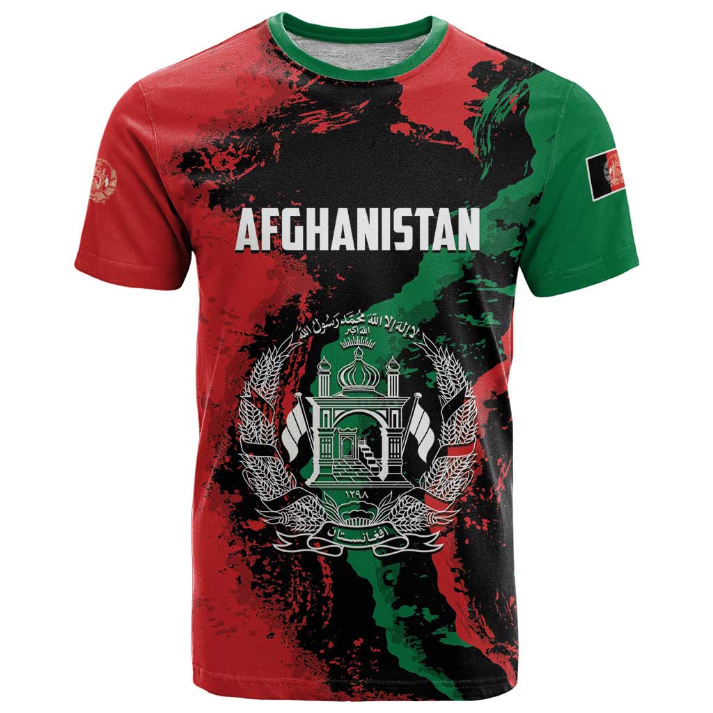 Personalized Afghanistan T Shirt Grunge Style