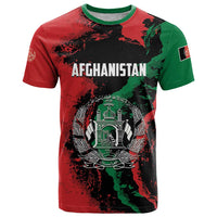 Personalized Afghanistan T Shirt Grunge Style