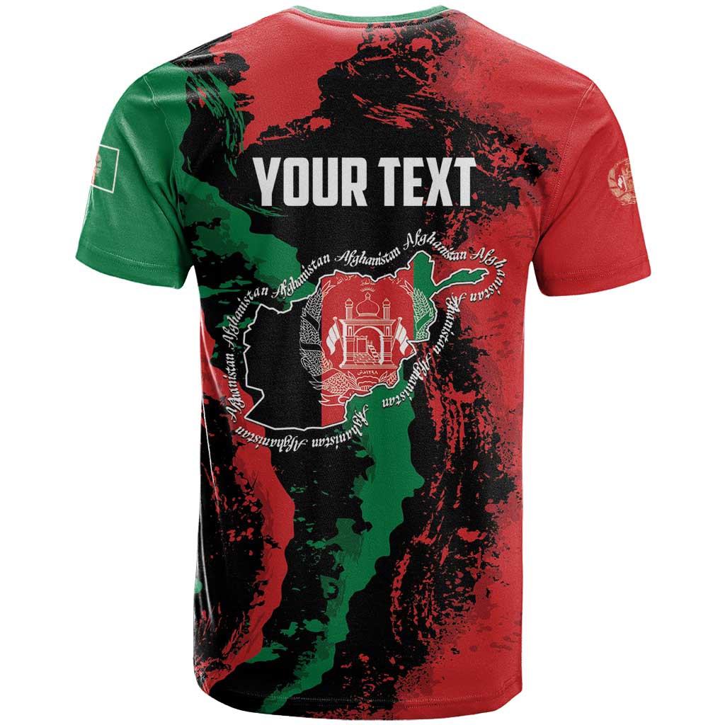Personalized Afghanistan T Shirt Grunge Style