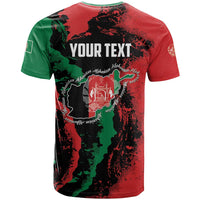 Personalized Afghanistan T Shirt Grunge Style