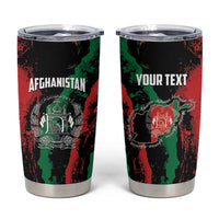 Personalized Afghanistan Tumbler Cup Grunge Style