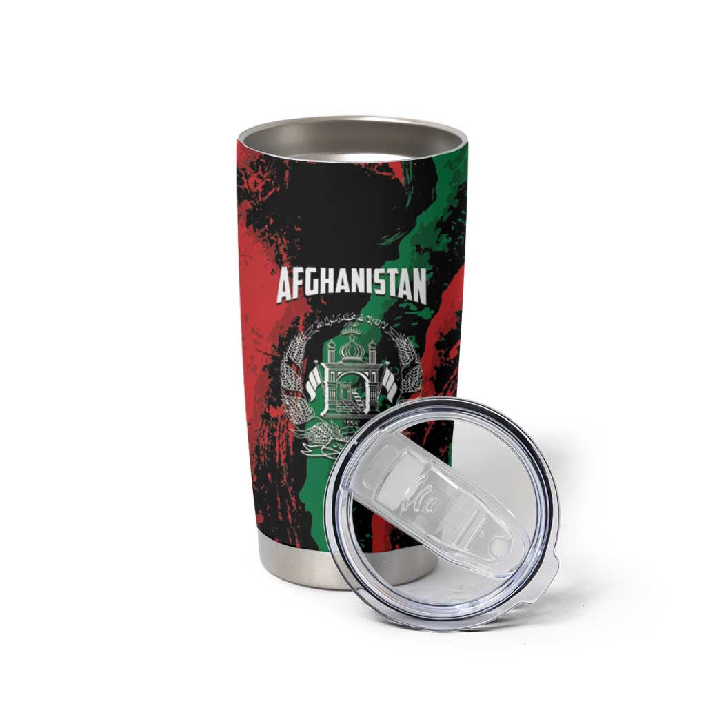 Personalized Afghanistan Tumbler Cup Grunge Style