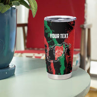 Personalized Afghanistan Tumbler Cup Grunge Style