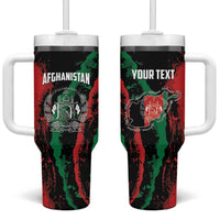 Personalized Afghanistan Tumbler With Handle Grunge Style