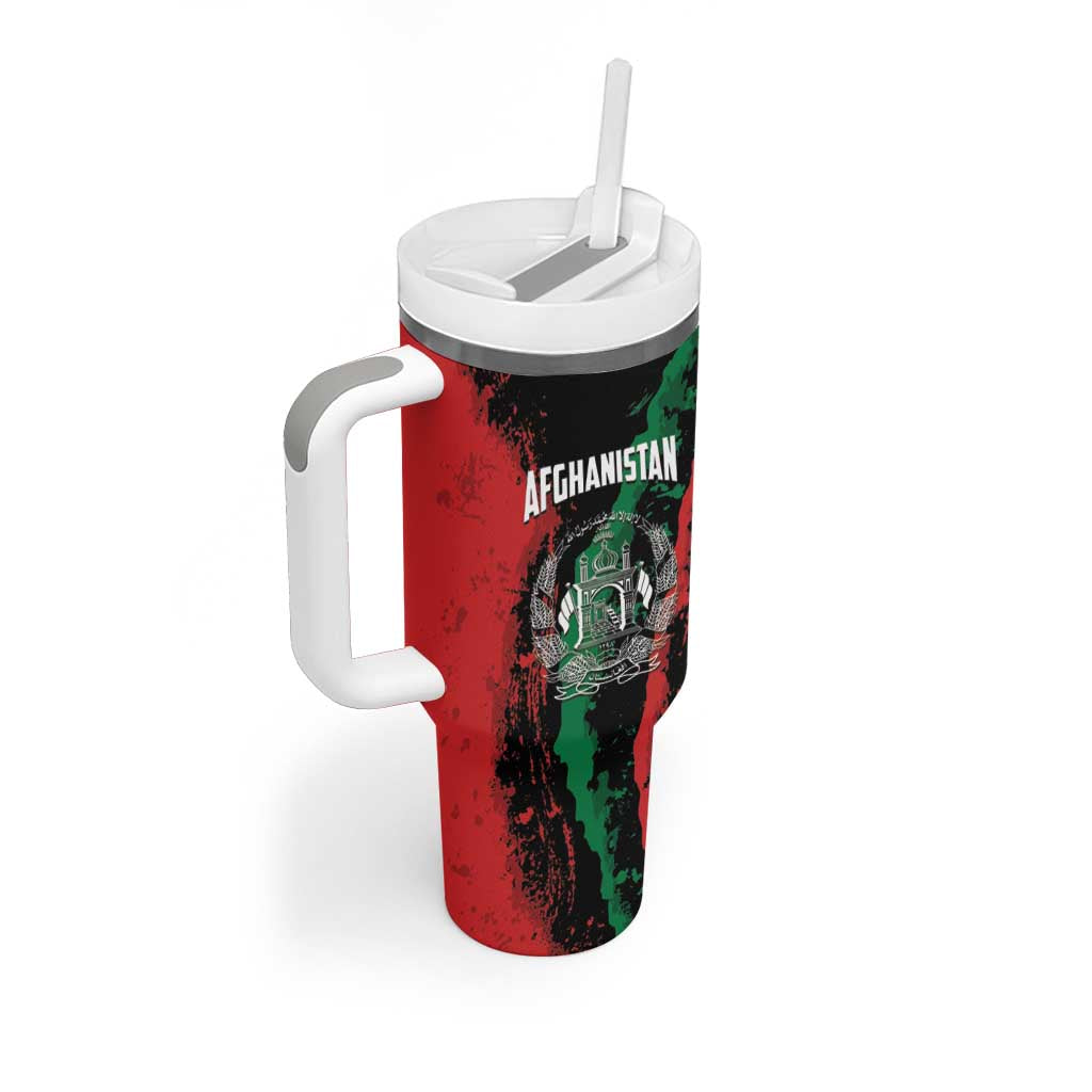 Personalized Afghanistan Tumbler With Handle Grunge Style