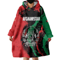 Personalized Afghanistan Wearable Blanket Hoodie Grunge Style