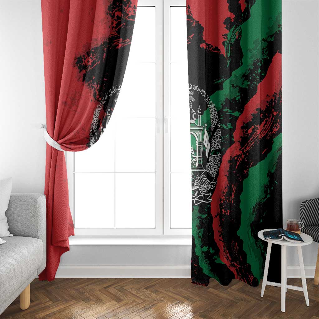 Afghanistan Window Curtain Grunge Style