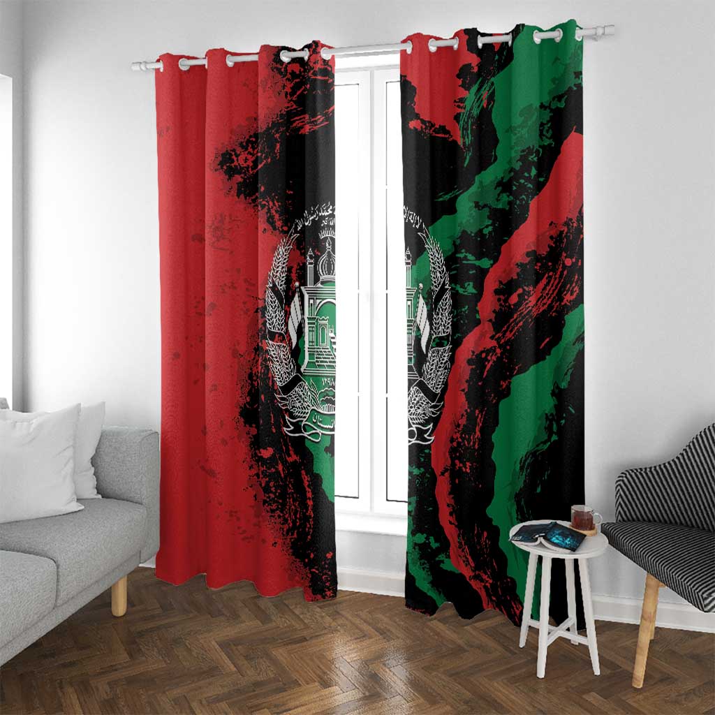Afghanistan Window Curtain Grunge Style