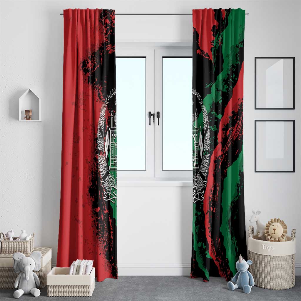 Afghanistan Window Curtain Grunge Style