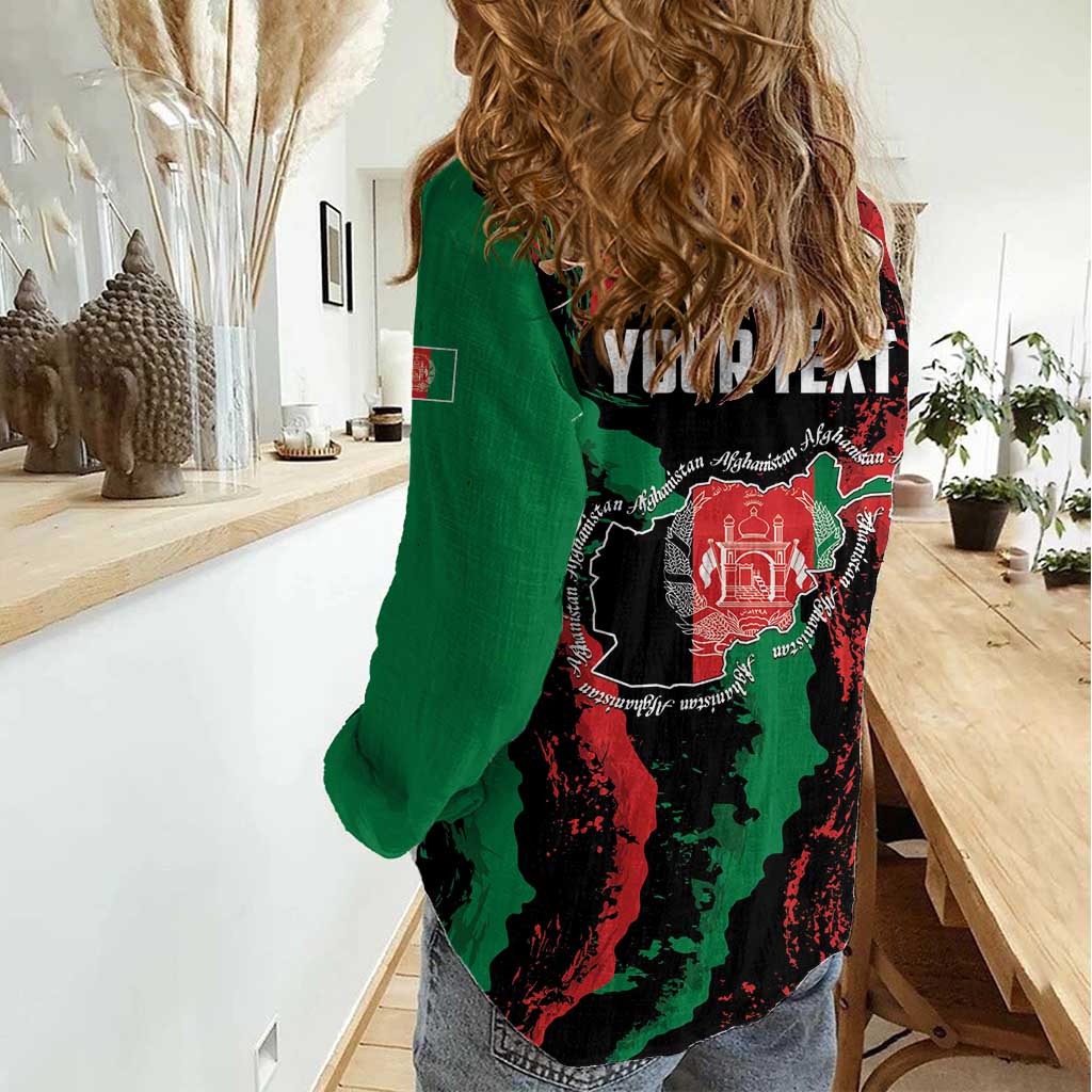 Personalized Afghanistan Women Casual Shirt Grunge Style