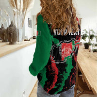 Personalized Afghanistan Women Casual Shirt Grunge Style