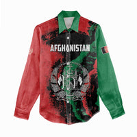 Personalized Afghanistan Women Casual Shirt Grunge Style