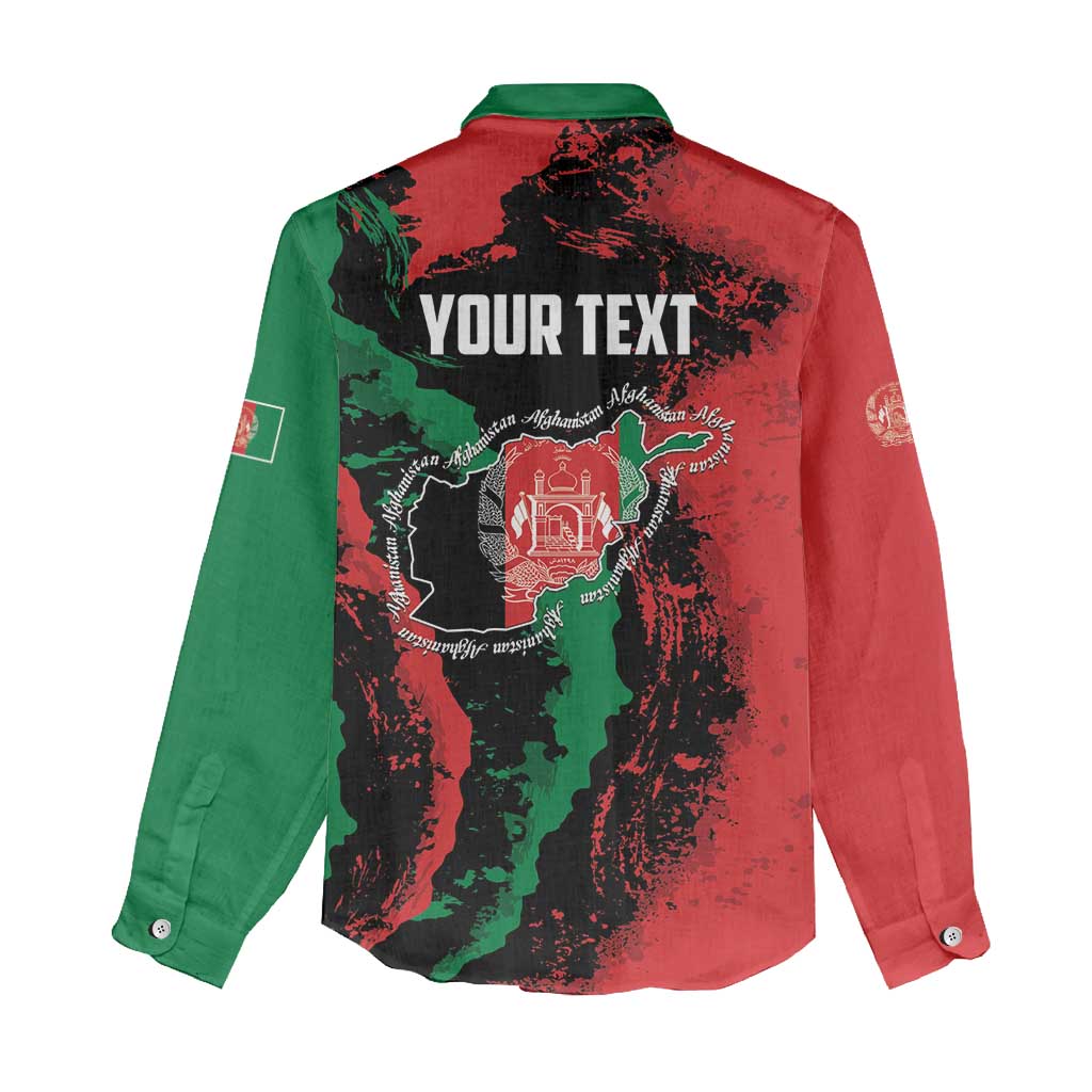 Personalized Afghanistan Women Casual Shirt Grunge Style