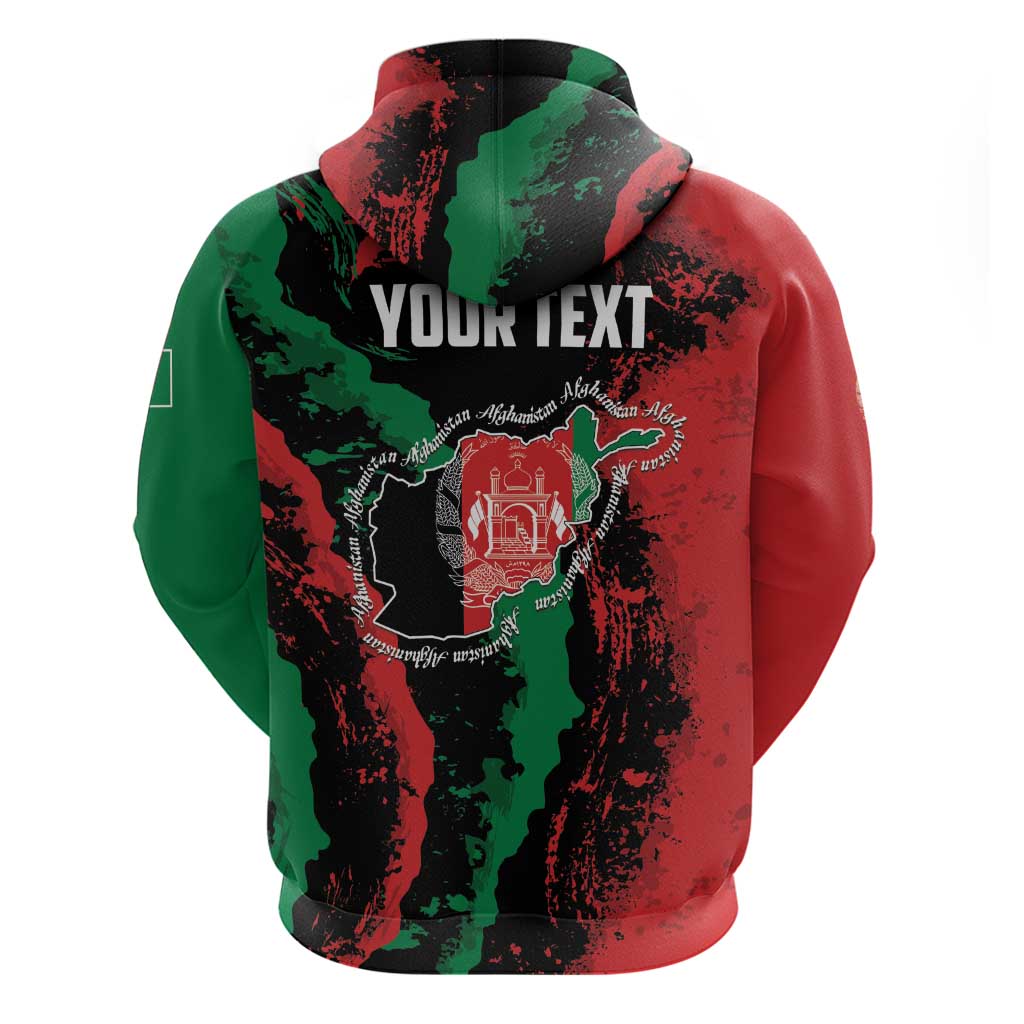 Personalized Afghanistan Zip Hoodie Grunge Style