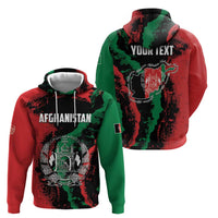 Personalized Afghanistan Zip Hoodie Grunge Style