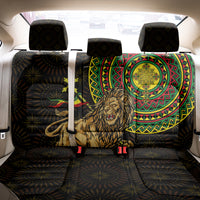 Ethiopia National Day Back Car Seat Cover Lion Of Judah African Pattern - Wonder Print Shop