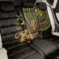 Ethiopia National Day Back Car Seat Cover Lion Of Judah African Pattern - Wonder Print Shop
