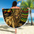 Ethiopia National Day Beach Blanket Lion Of Judah African Pattern - Wonder Print Shop