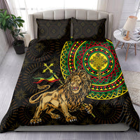 Ethiopia National Day Bedding Set Lion Of Judah African Pattern - Wonder Print Shop