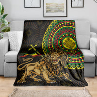 Ethiopia National Day Blanket Lion Of Judah African Pattern