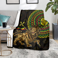 Ethiopia National Day Blanket Lion Of Judah African Pattern