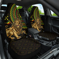 Ethiopia National Day Car Seat Cover Lion Of Judah African Pattern - Wonder Print Shop
