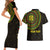 Ethiopia National Day Couples Matching Short Sleeve Bodycon Dress and Hawaiian Shirt Lion Of Judah African Pattern - Wonder Print Shop