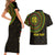 Ethiopia National Day Couples Matching Short Sleeve Bodycon Dress and Hawaiian Shirt Lion Of Judah African Pattern