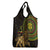 Ethiopia National Day Grocery Bag Lion Of Judah African Pattern