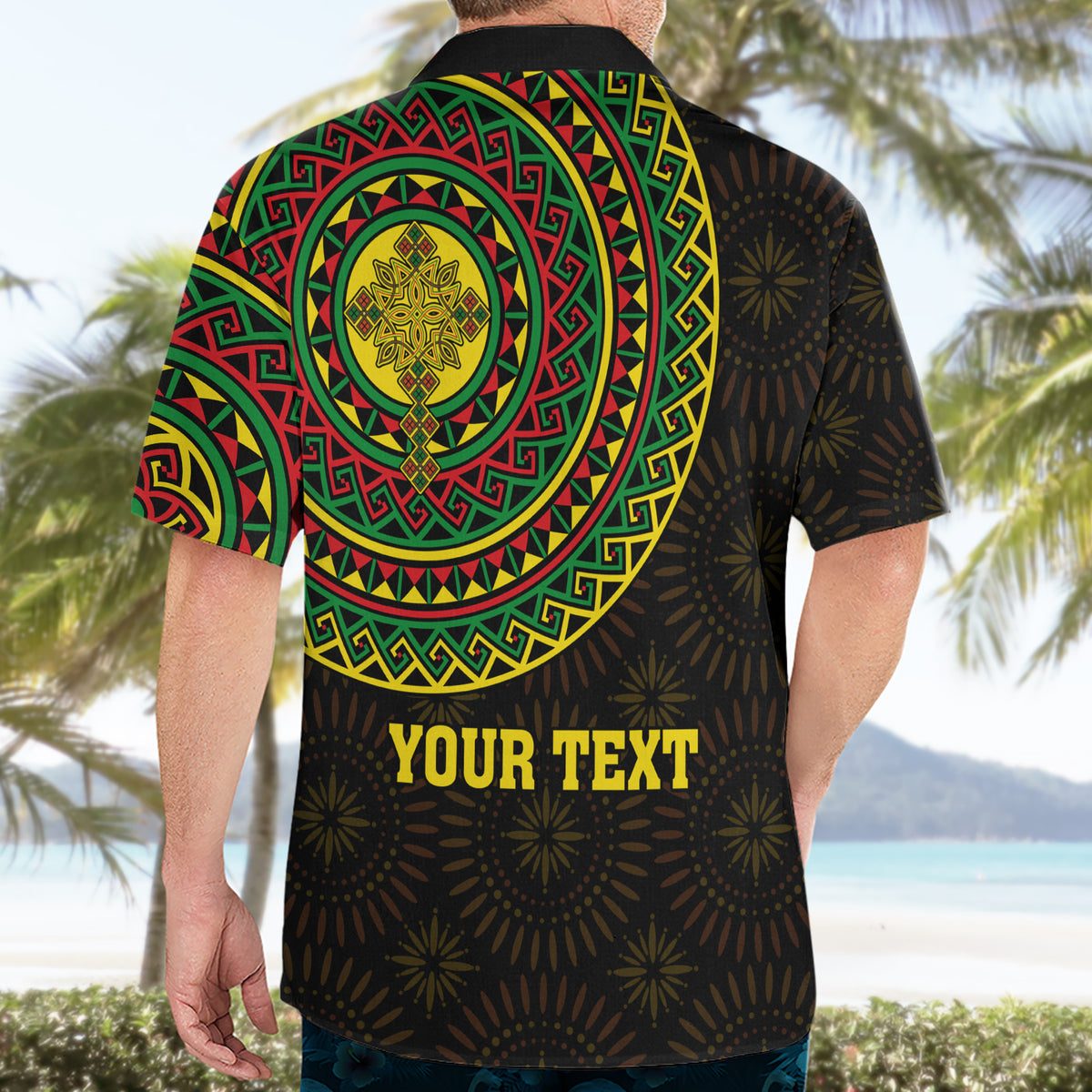 Ethiopia National Day Hawaiian Shirt Lion Of Judah African Pattern - Wonder Print Shop