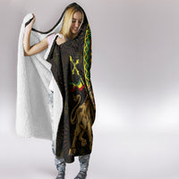 Ethiopia National Day Hooded Blanket Lion Of Judah African Pattern