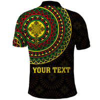 Ethiopia National Day Polo Shirt Lion Of Judah African Pattern - Wonder Print Shop