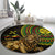 Ethiopia National Day Round Carpet Lion Of Judah African Pattern